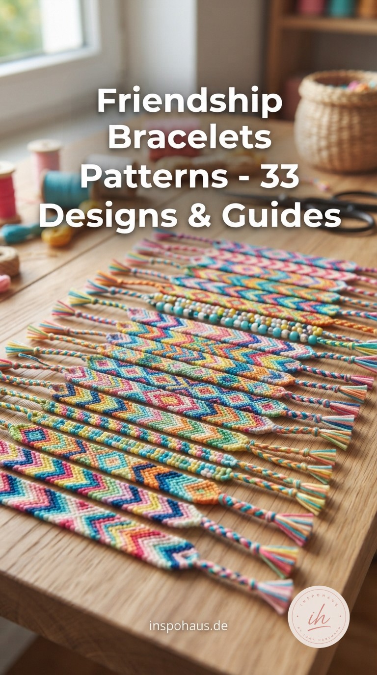 Friendship Bracelets Patterns - 33 Designs & Guides