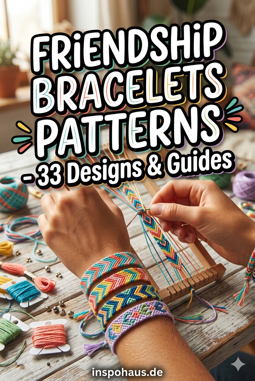 Friendship Bracelets Patterns - 33 Designs & Guides