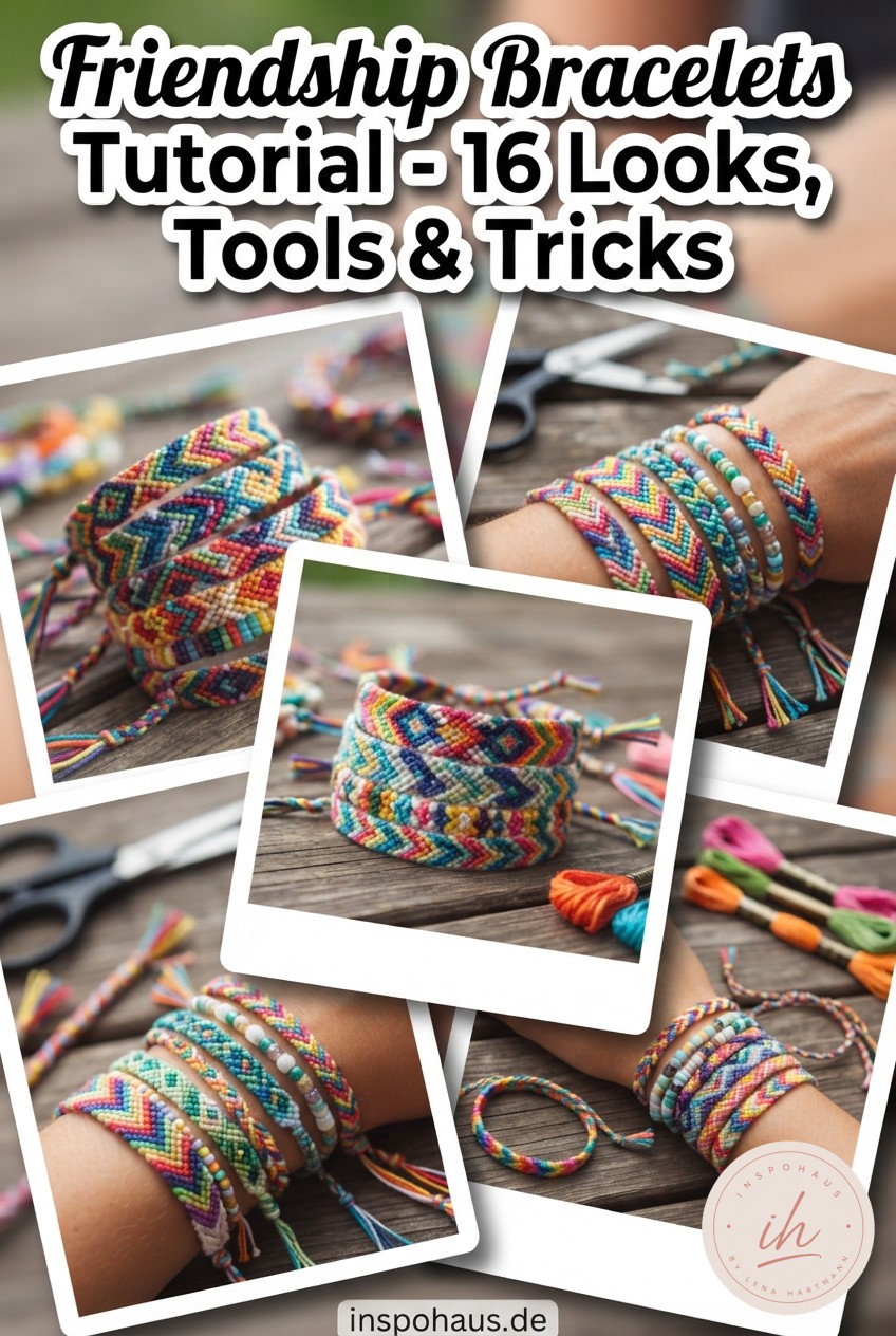 Friendship Bracelets Tutorial - 16 Looks, Tools & Tricks