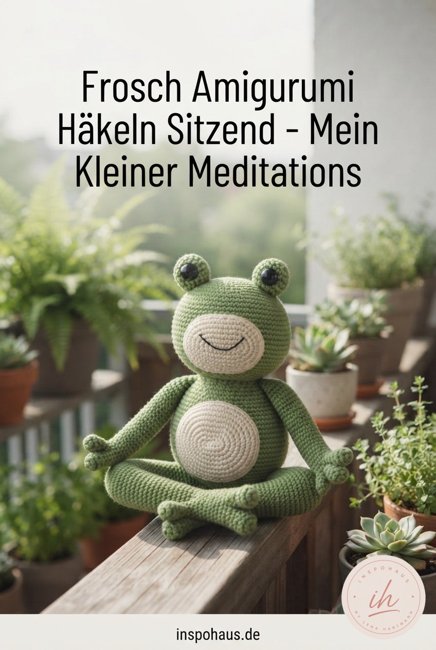Frosch Amigurumi Häkeln Sitzend - Mein Kleiner Meditations