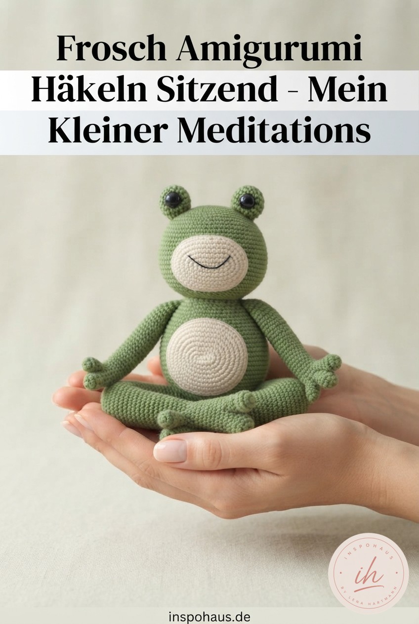 Frosch Amigurumi Häkeln Sitzend - Mein Kleiner Meditations