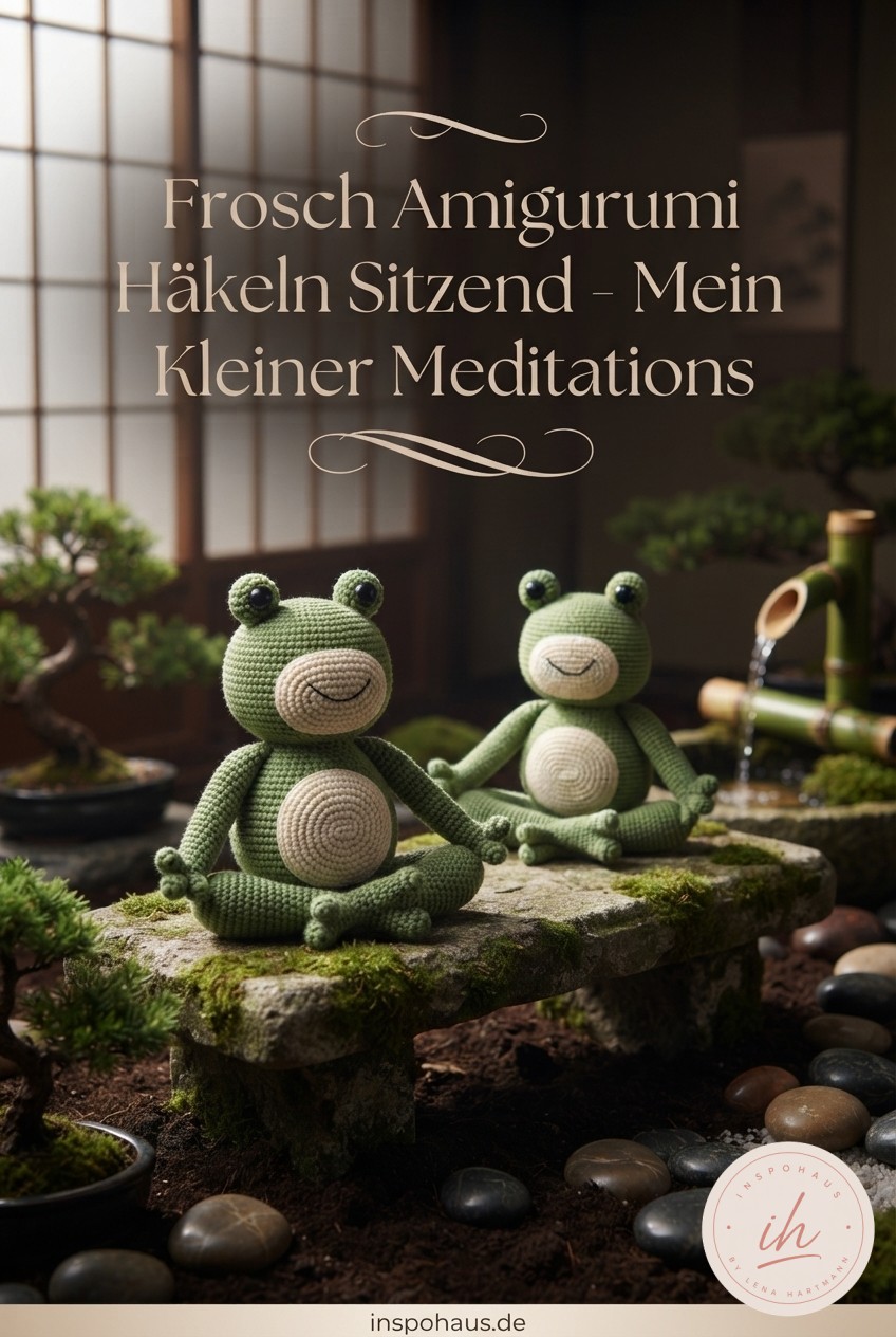 Frosch Amigurumi Häkeln Sitzend - Mein Kleiner Meditations