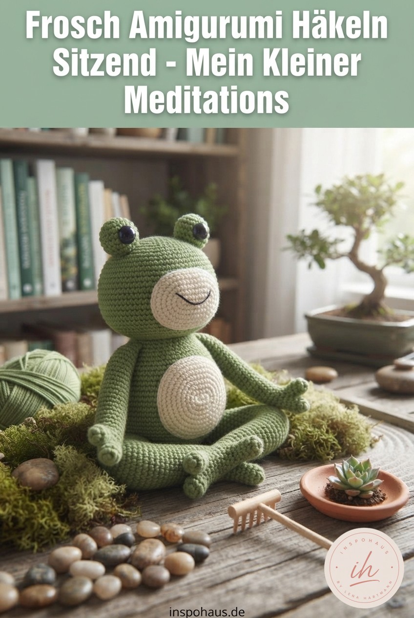 Frosch Amigurumi Häkeln Sitzend - Mein Kleiner Meditations