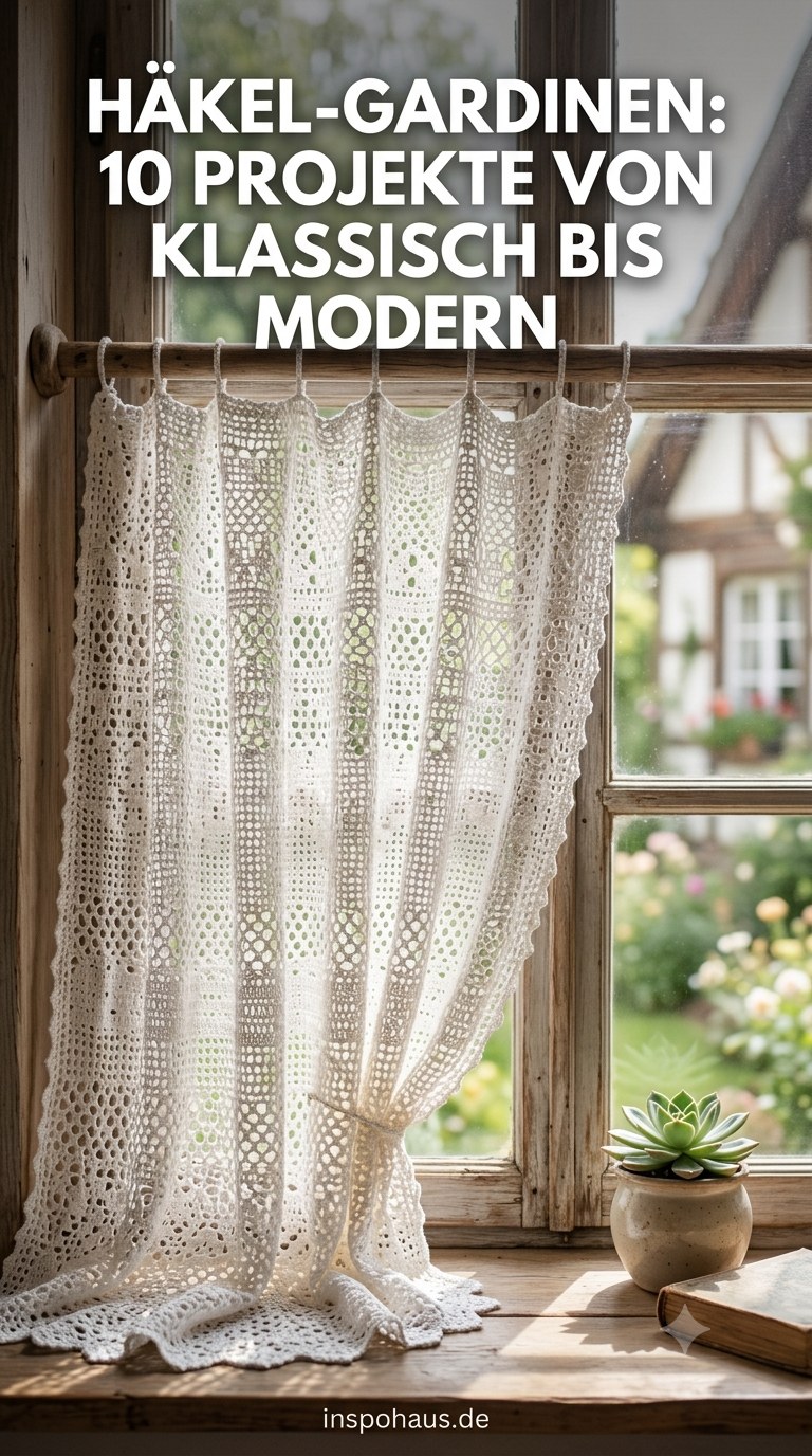 Häkel-Gardinen: 10 Projekte von klassisch bis modern
