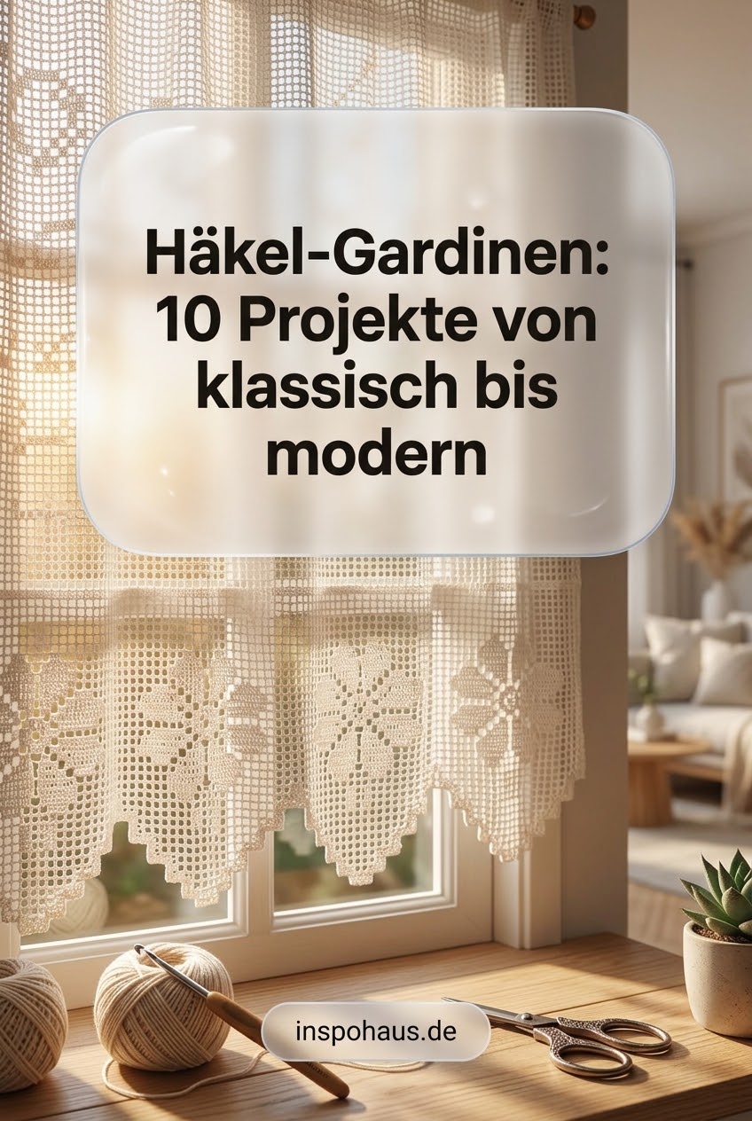 Häkel-Gardinen: 10 Projekte von klassisch bis modern