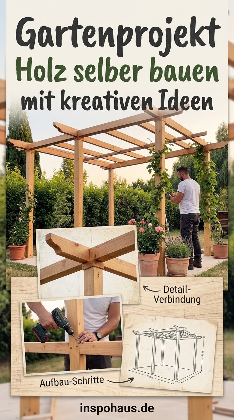 Gartenprojekt Holz selber bauen mit kreativen Ideen