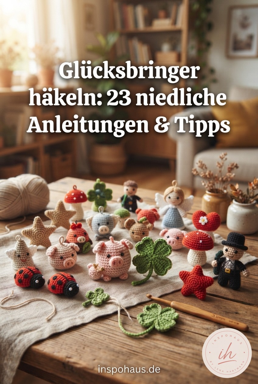 Glücksbringer häkeln: 23 niedliche Anleitungen & Tipps