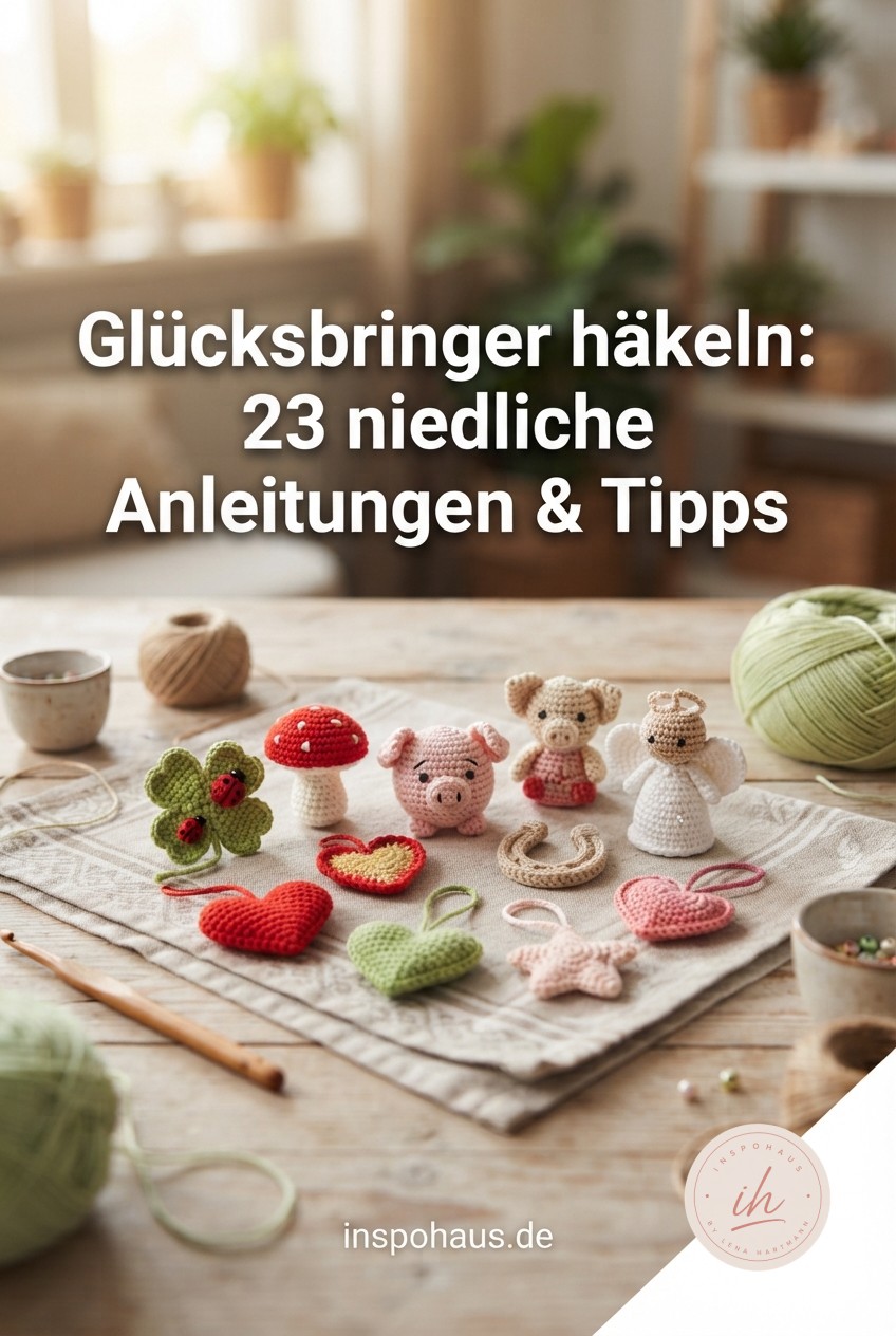 Glücksbringer häkeln: 23 niedliche Anleitungen & Tipps