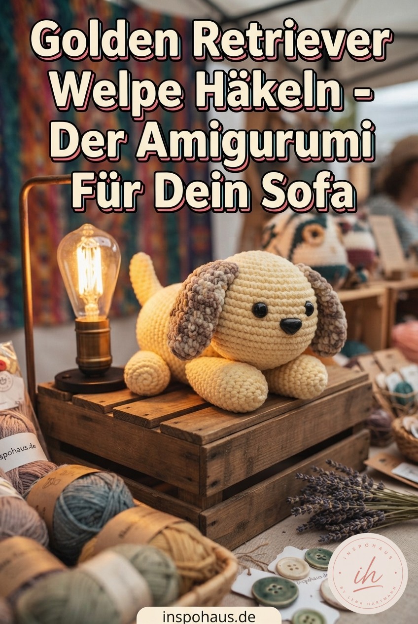 Golden Retriever Welpe Häkeln - Der Amigurumi Für Dein Sofa