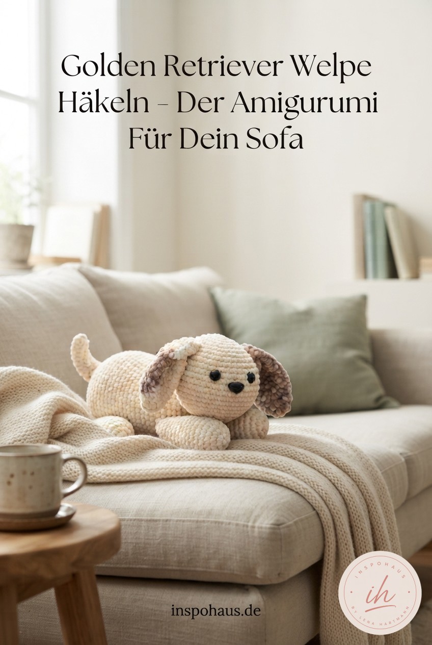 Golden Retriever Welpe Häkeln - Der Amigurumi Für Dein Sofa