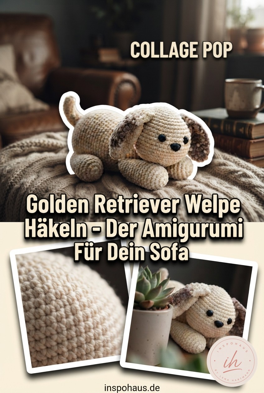 Golden Retriever Welpe Häkeln - Der Amigurumi Für Dein Sofa