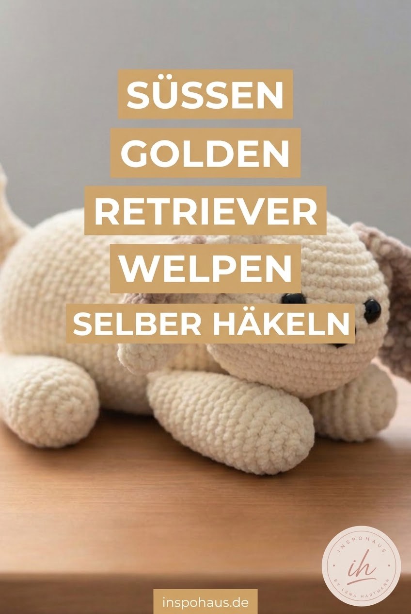 Süßen Golden Retriever Welpen selber häkeln