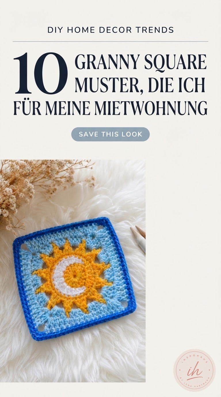10 Granny Square Muster, Die Ich Für Meine Mietwohnung