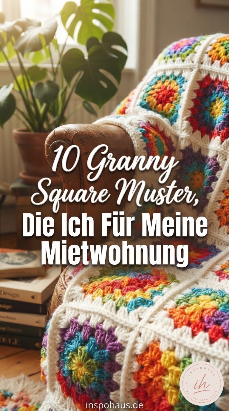 10 Granny Square Muster, Die Ich Für Meine Mietwohnung