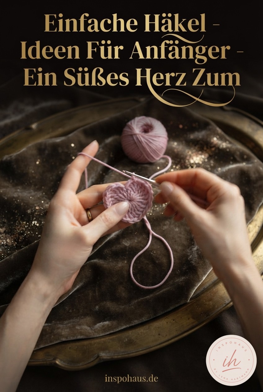 Einfache Häkel - Ideen Für Anfänger - Ein Süßes Herz Zum