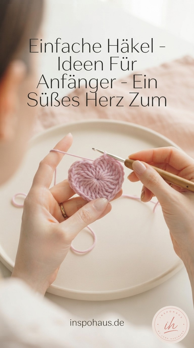 Einfache Häkel - Ideen Für Anfänger - Ein Süßes Herz Zum