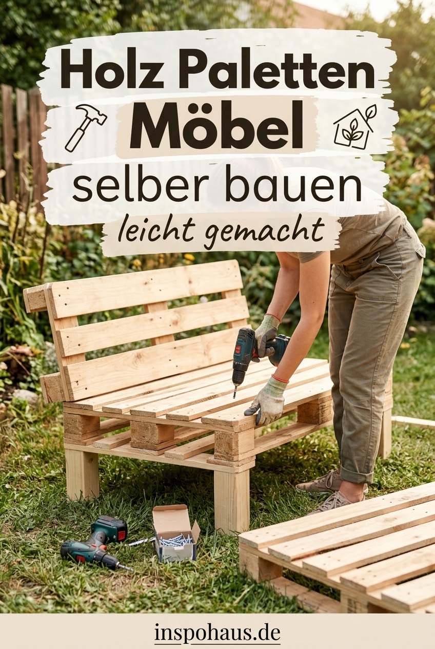 Holz Paletten Möbel selber bauen leicht gemacht