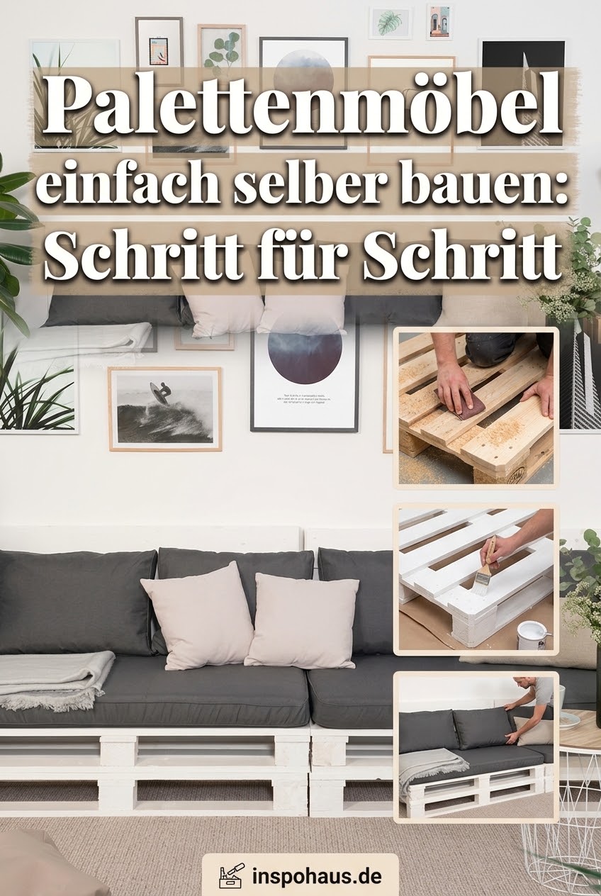 Palettenmöbel einfach selber bauen: Schritt für Schritt