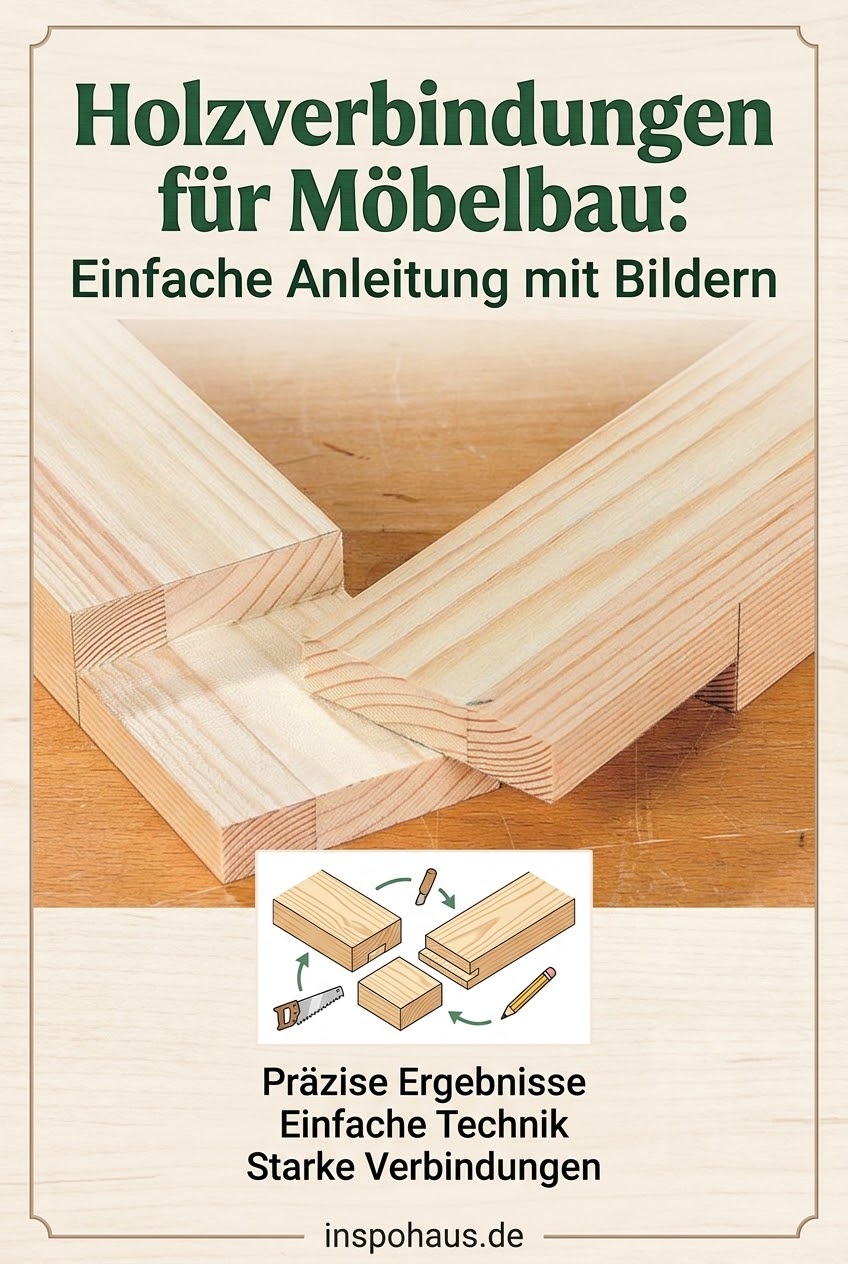 Holzverbindungen für Möbelbau: Einfache Anleitung mit Bildern