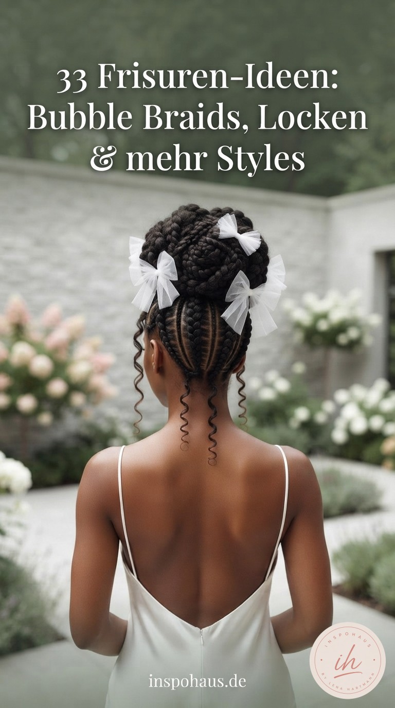 33 Frisuren-Ideen: Bubble Braids, Locken & mehr Styles