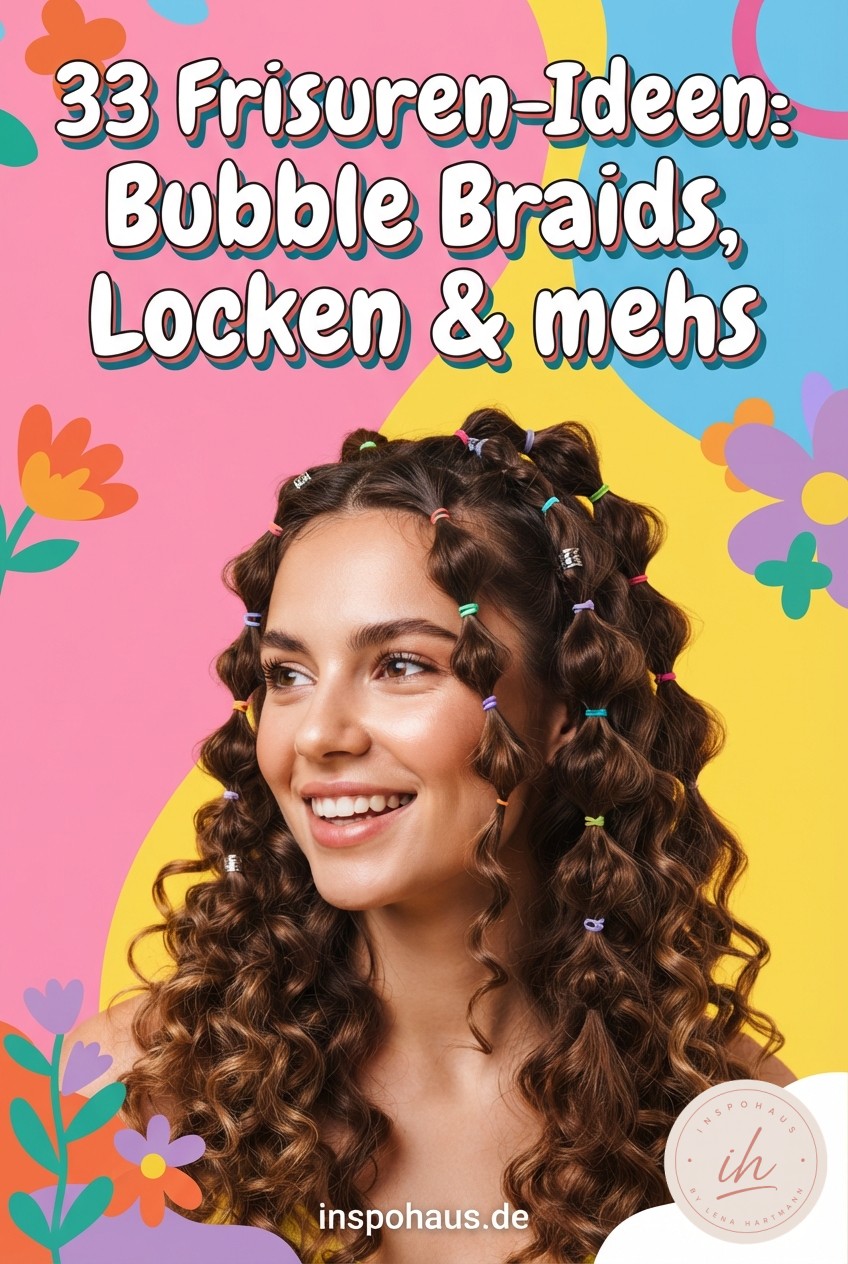 33 Frisuren-Ideen: Bubble Braids, Locken & mehr Styles