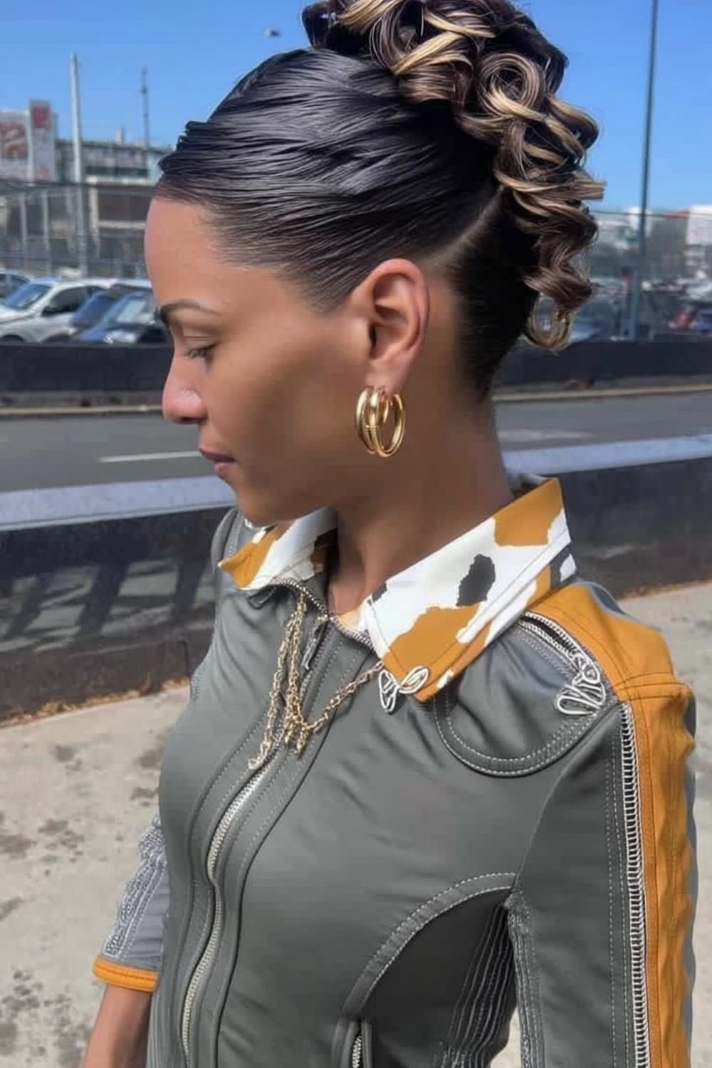 Voluminöse Bubble-Locken