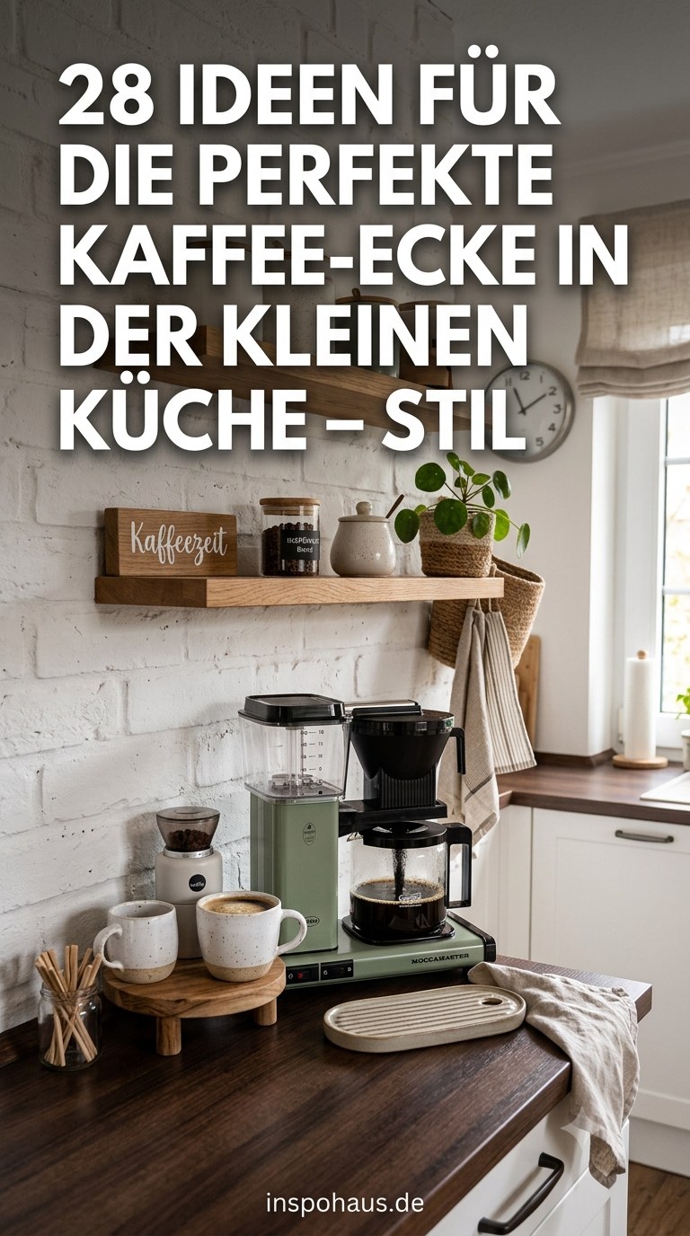 28 Ideen Für Die Perfekte Kaffee-Ecke In Der Kleinen Küche – Stil Ordnung Und Gemütlichkeit