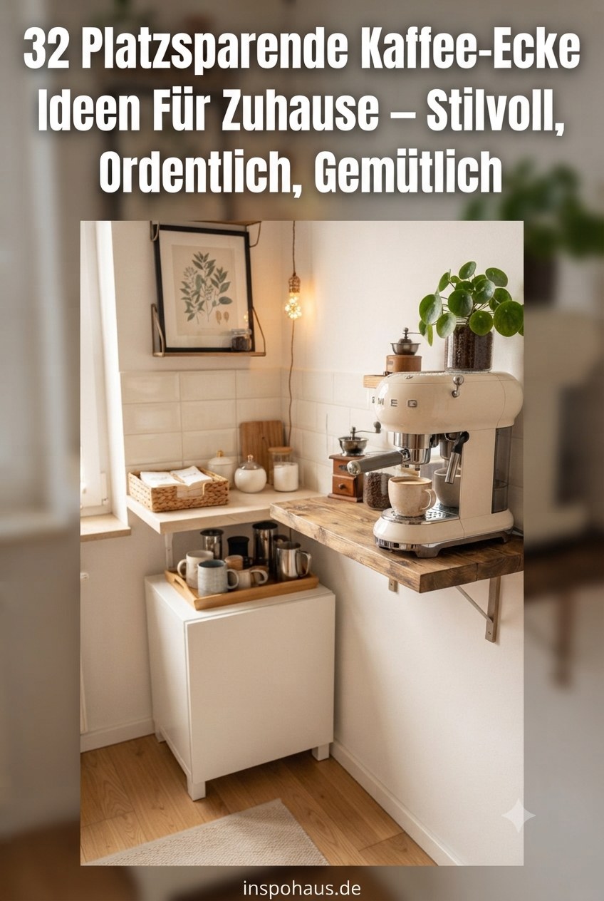 32 Platzsparende Kaffee-Ecke Ideen Für Zuhause – Stilvoll, Ordentlich, Gemütlich