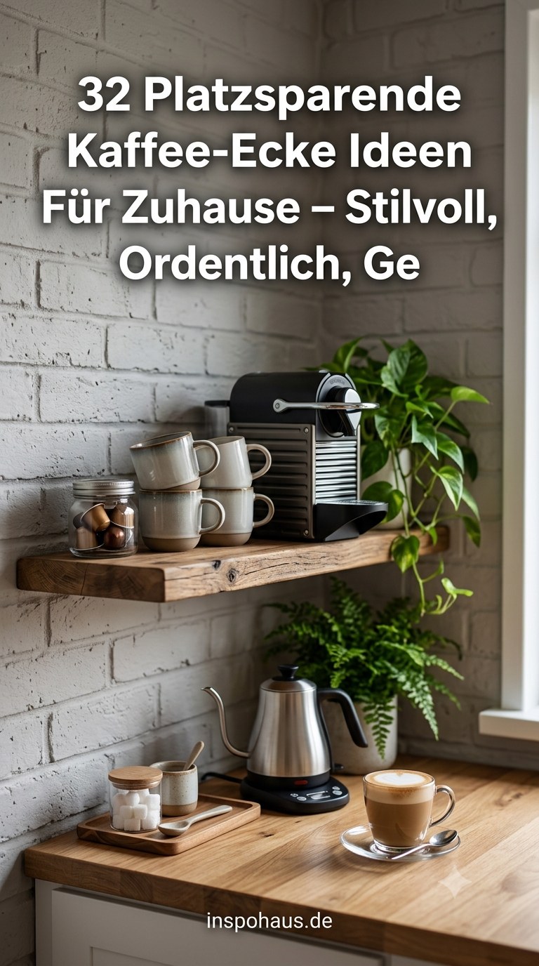 32 Platzsparende Kaffee-Ecke Ideen Für Zuhause – Stilvoll, Ordentlich, Gemütlich