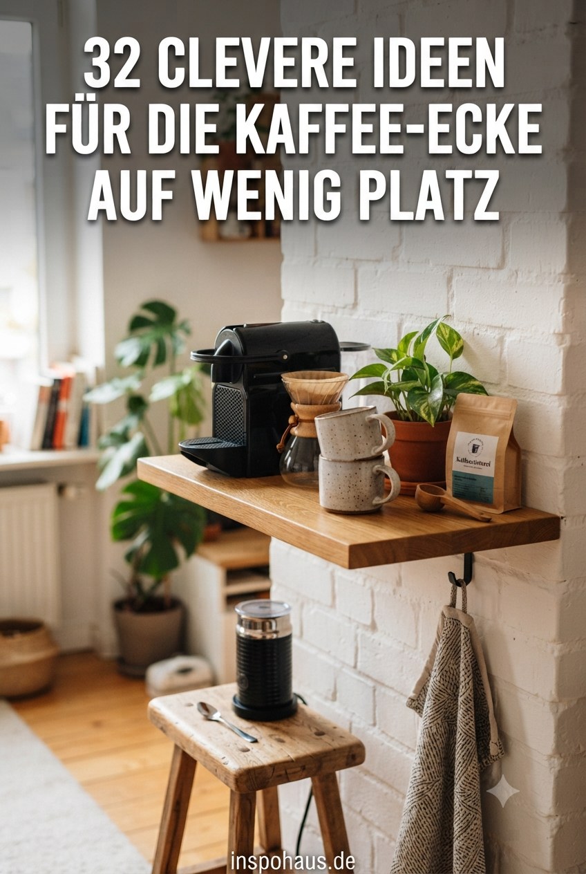 32 Clevere Ideen Für Die Kaffee-Ecke Auf Wenig Platz