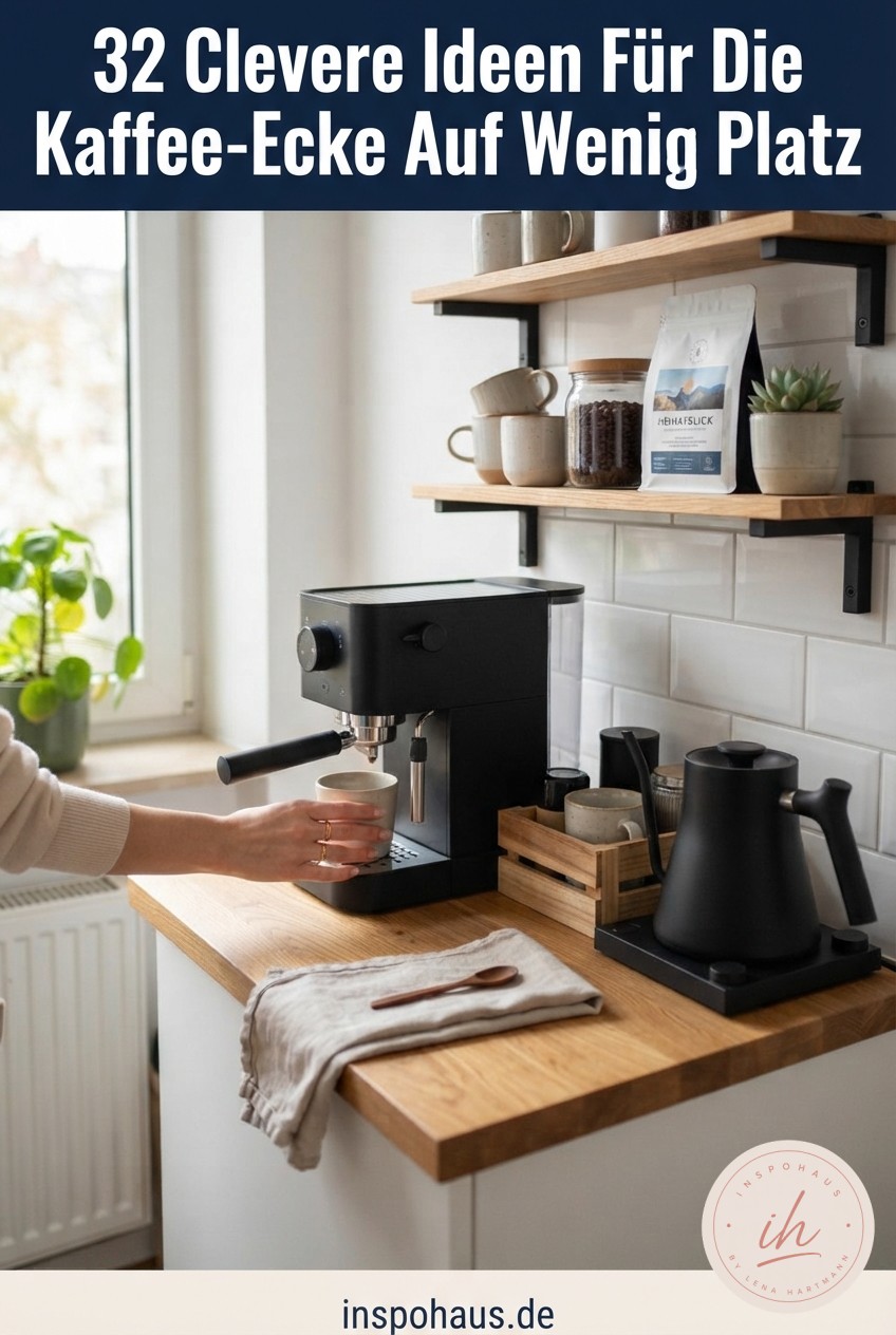 32 Clevere Ideen Für Die Kaffee-Ecke Auf Wenig Platz