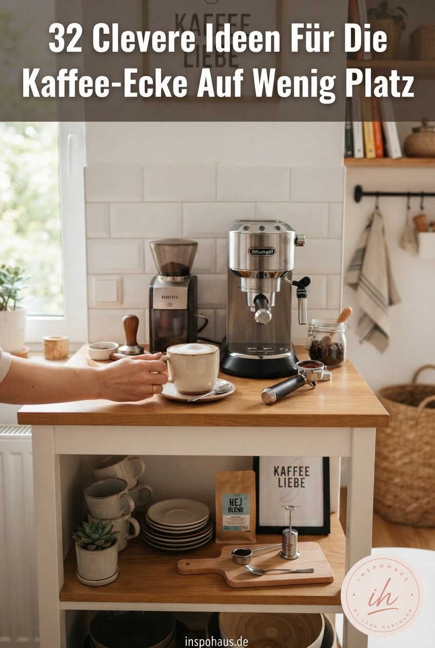 32 Clevere Ideen Für Die Kaffee-Ecke Auf Wenig Platz