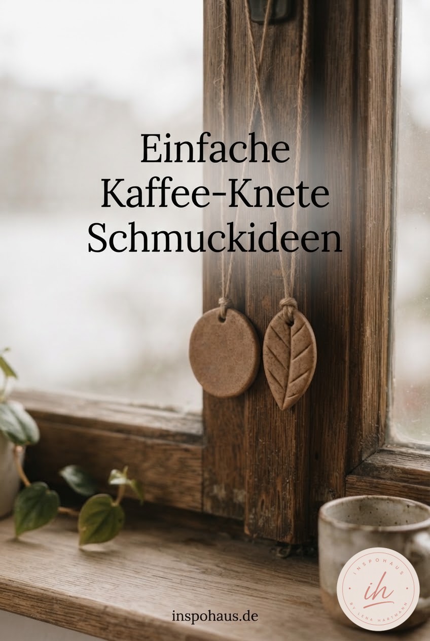 Einfache Kaffee-Knete Schmuckideen