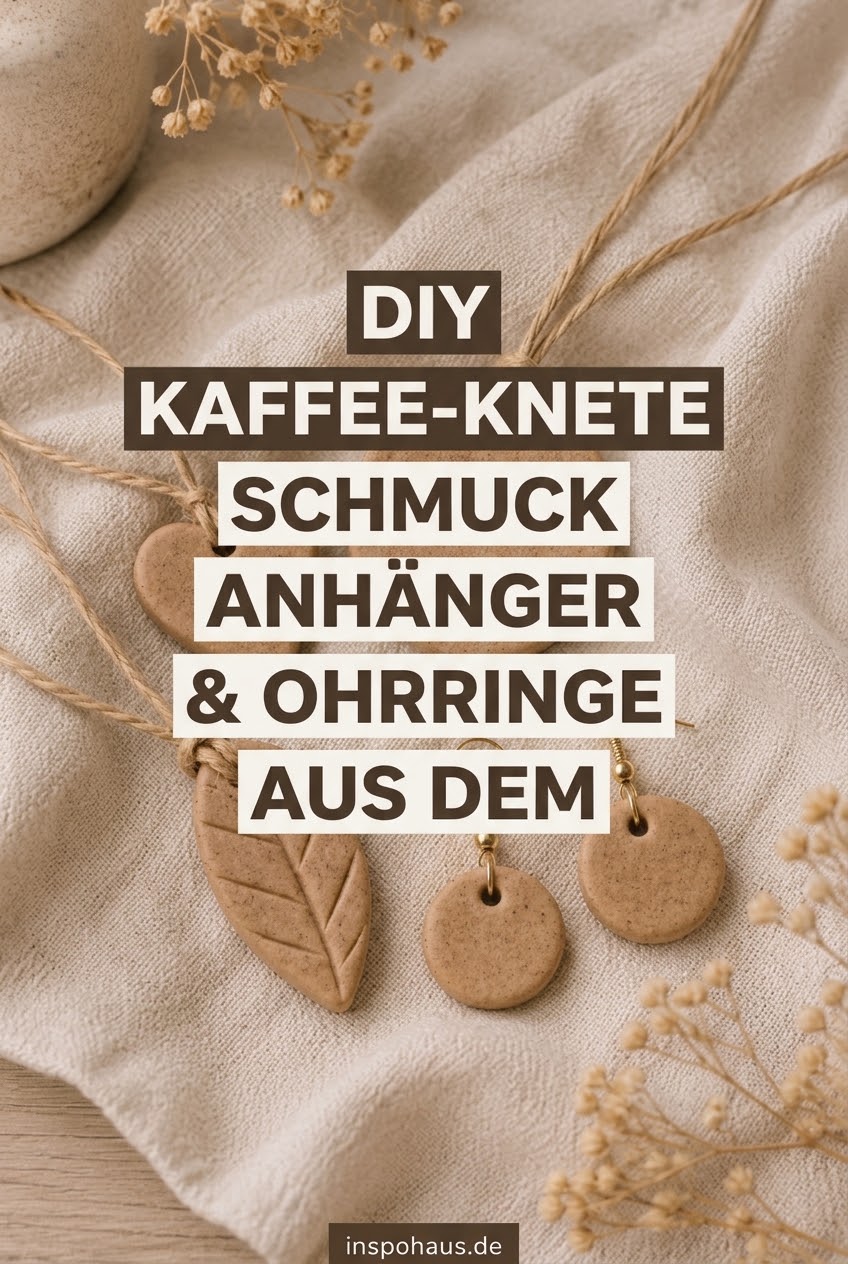 Kaffee-Knete Diy Schmuck - Anhänger Und Ohrringe Aus Dem