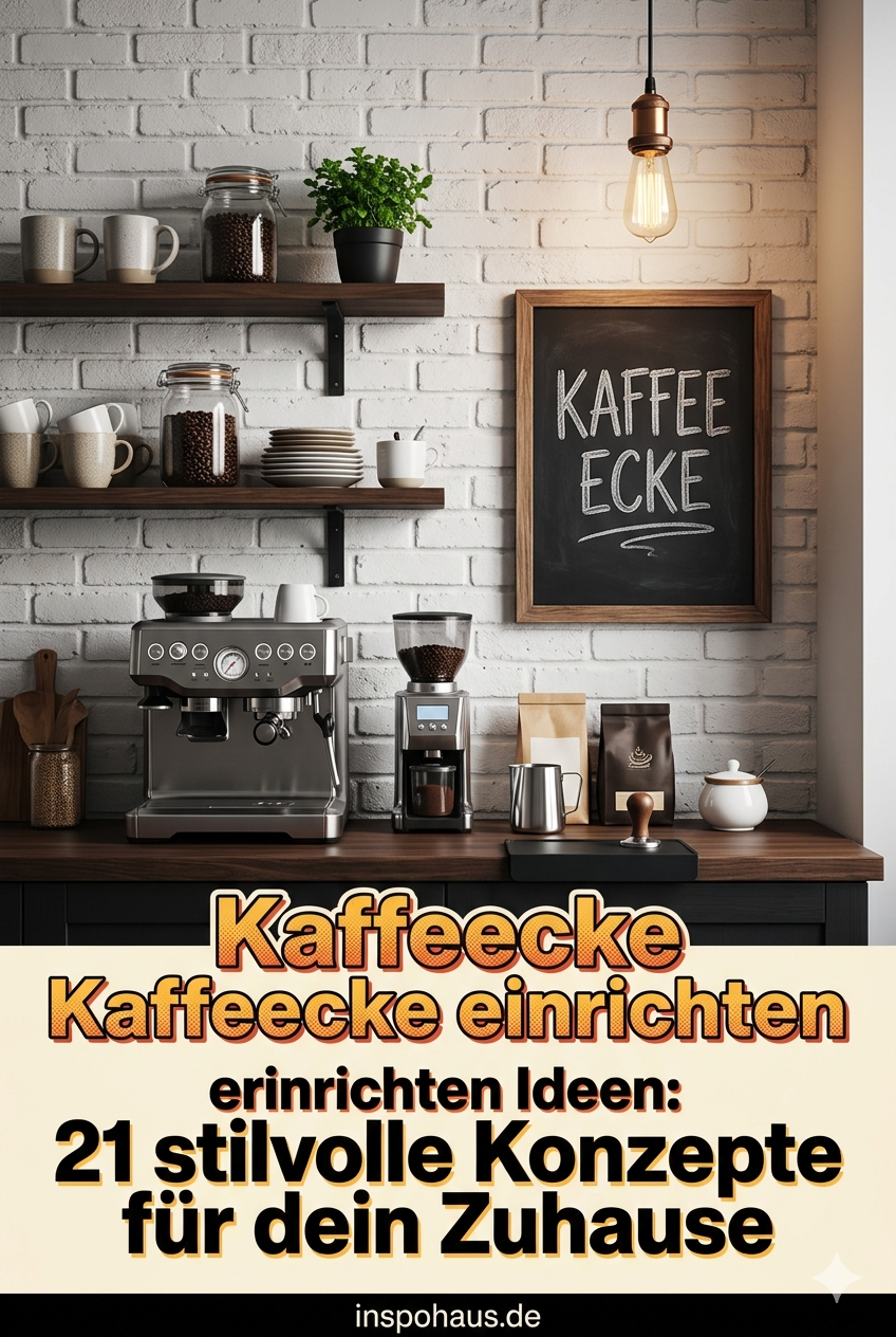 Kaffeeecke einrichten Ideen: 21 stilvolle Konzepte für dein Zuhause