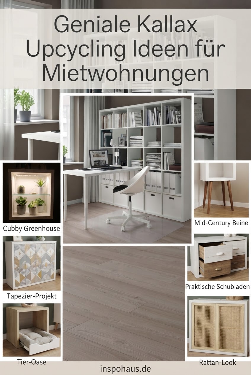 Geniale Kallax Upcycling Ideen für Mietwohnungen
