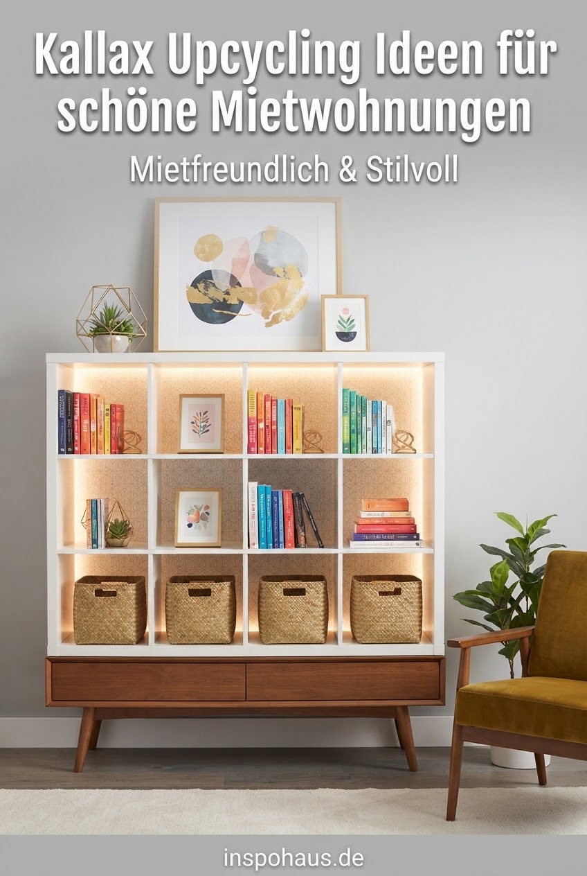 Kallax Upcycling Ideen für schöne Mietwohnungen