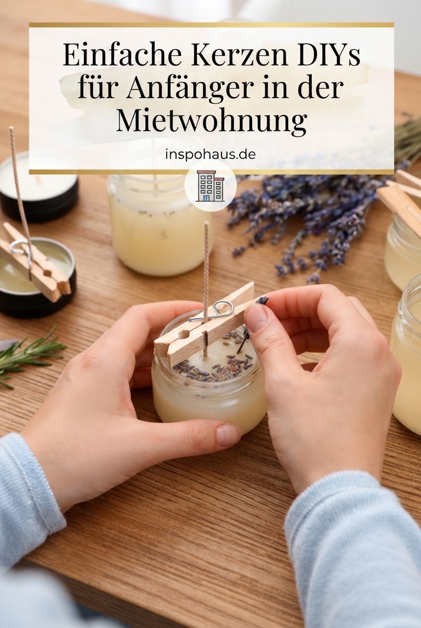 Einfache Kerzen DIYs für Anfänger in der Mietwohnung