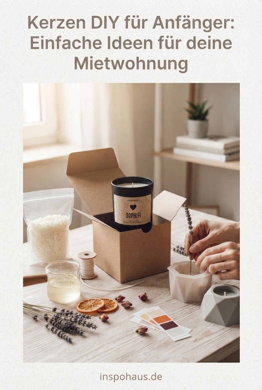 Kerzen DIY für Anfänger: Einfache Ideen für deine Mietwohnung