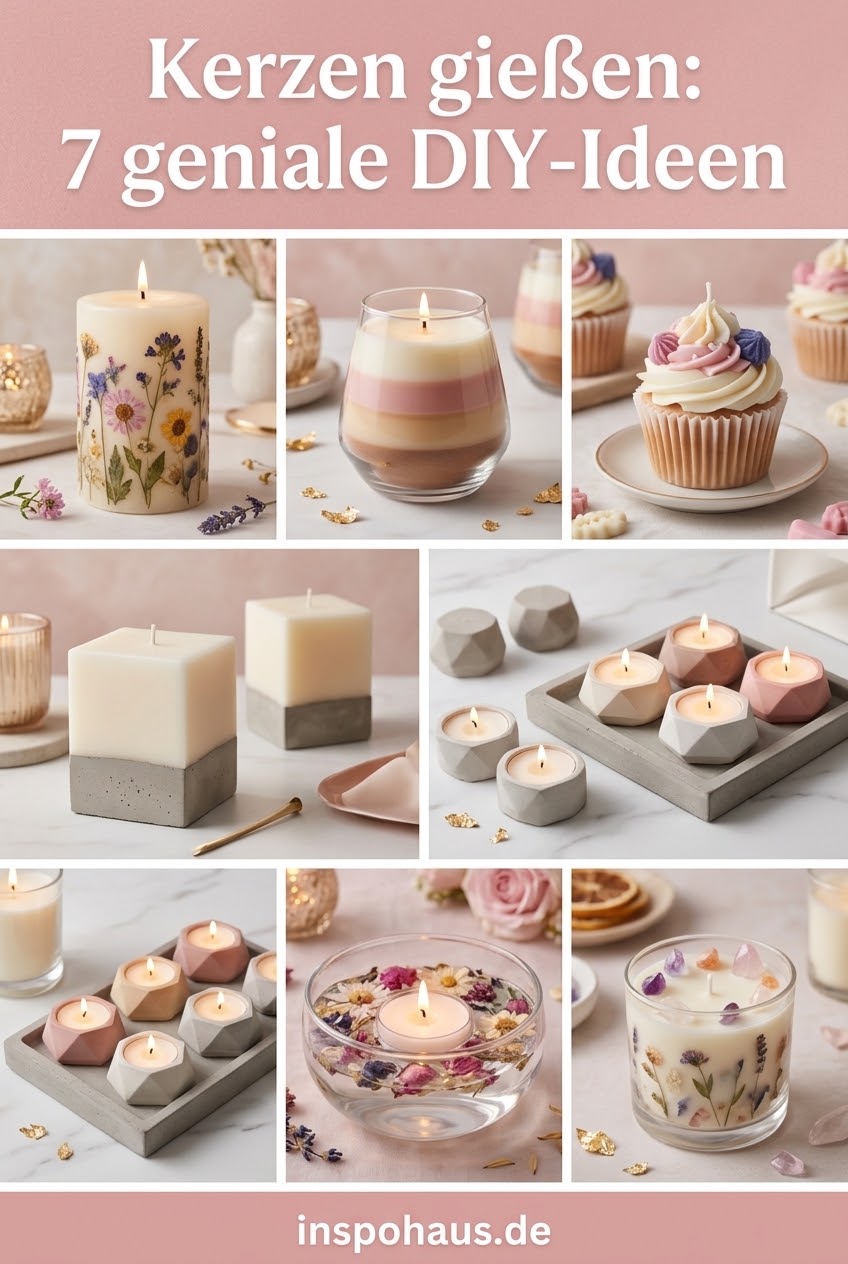 Kerzen gießen: 7 geniale DIY-Ideen