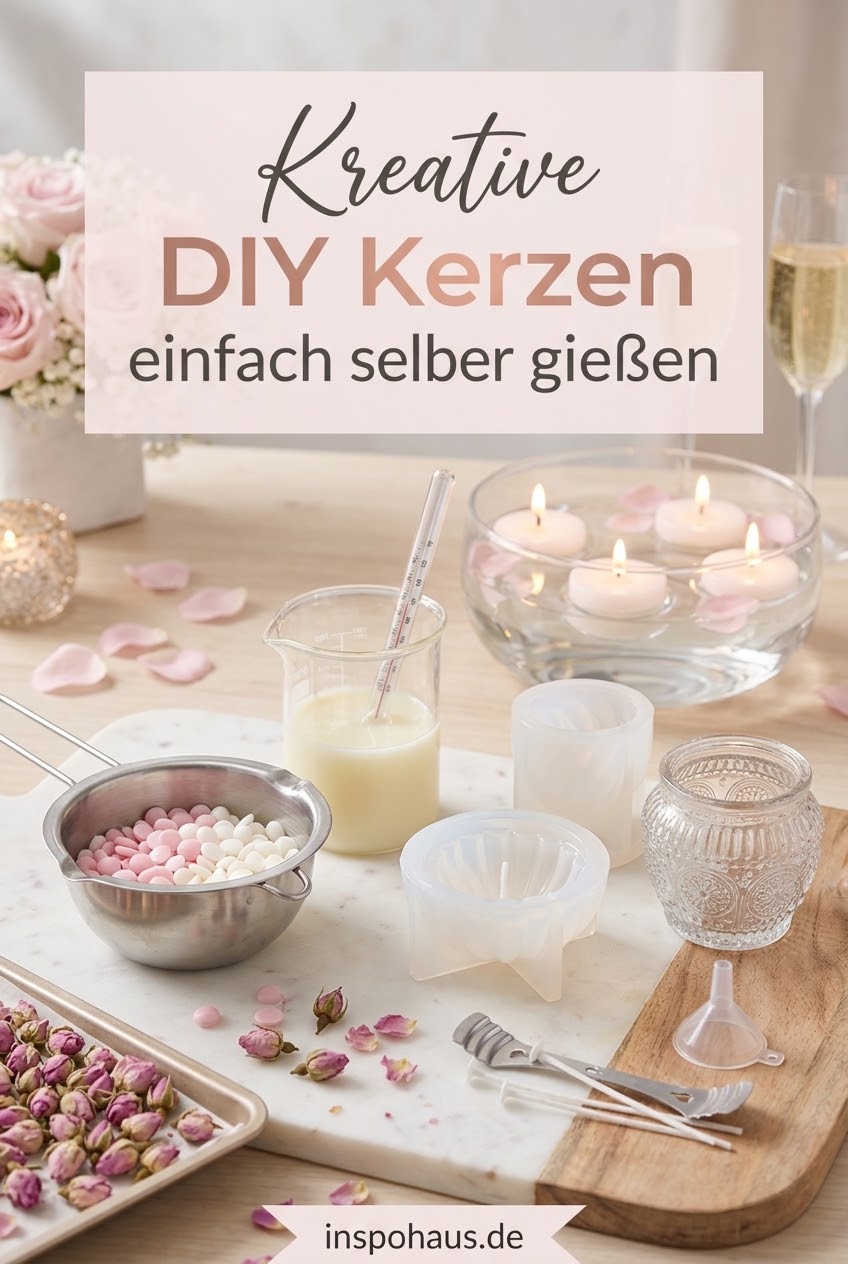 Kreative DIY Kerzen einfach selber gießen