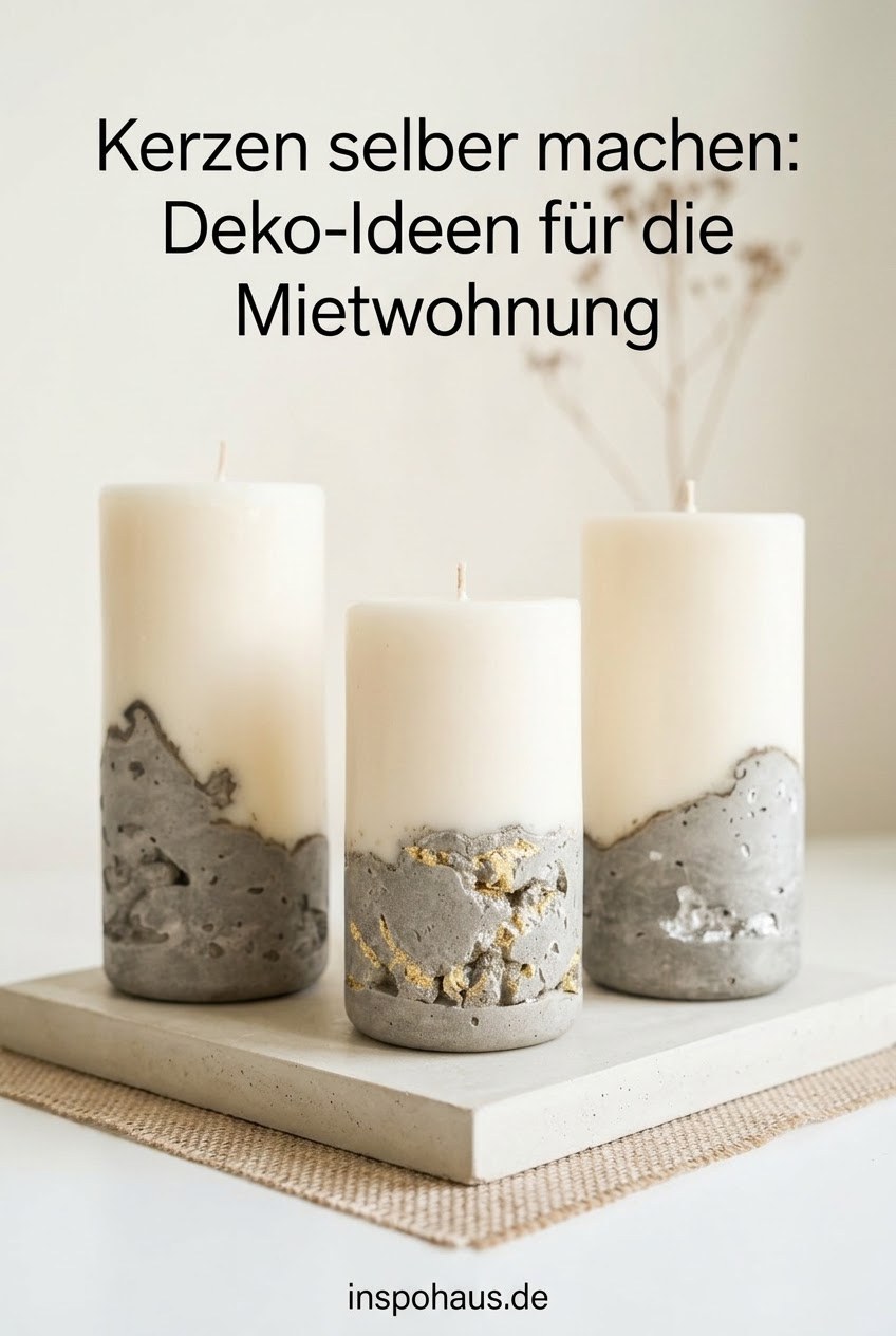 Kerzen selber machen: Deko-Ideen für die Mietwohnung