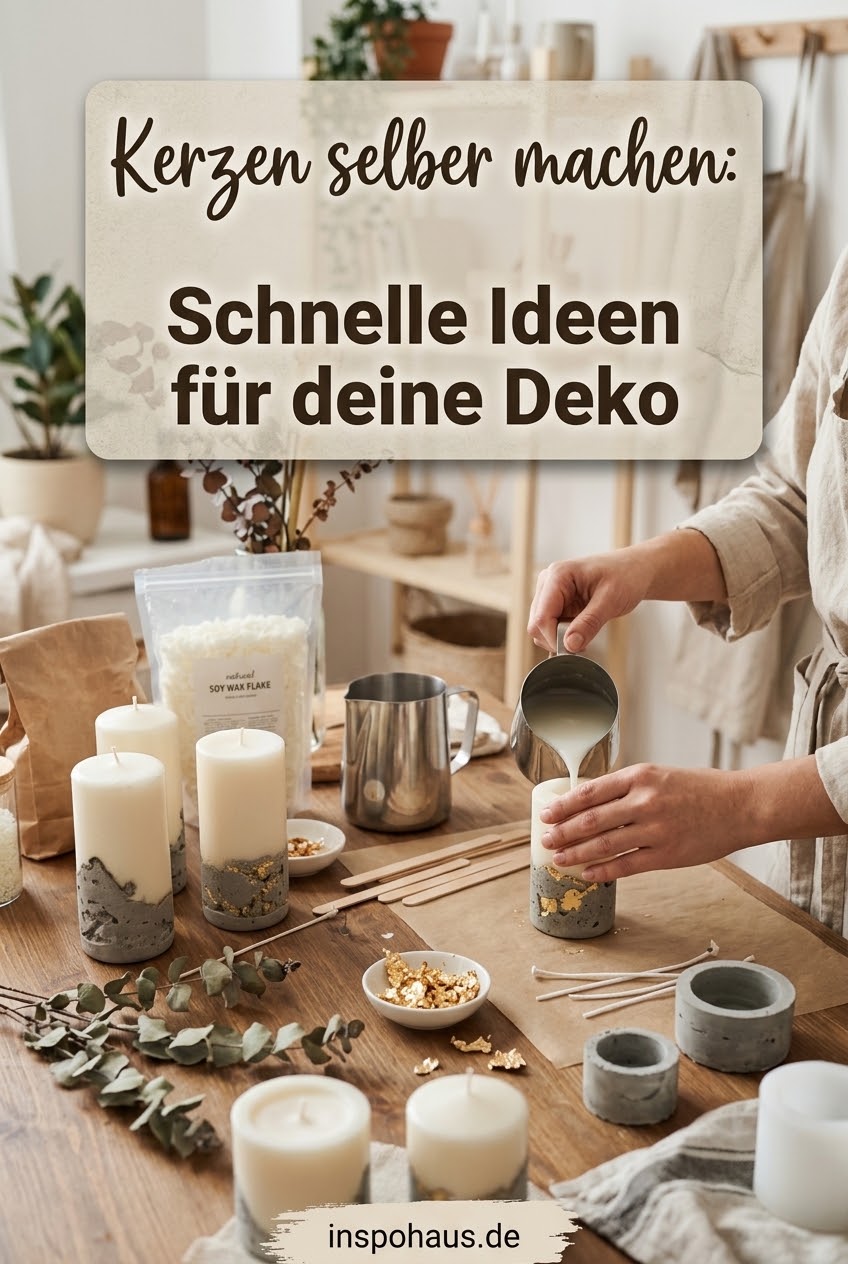Kerzen selber machen: Schnelle Ideen für deine Deko