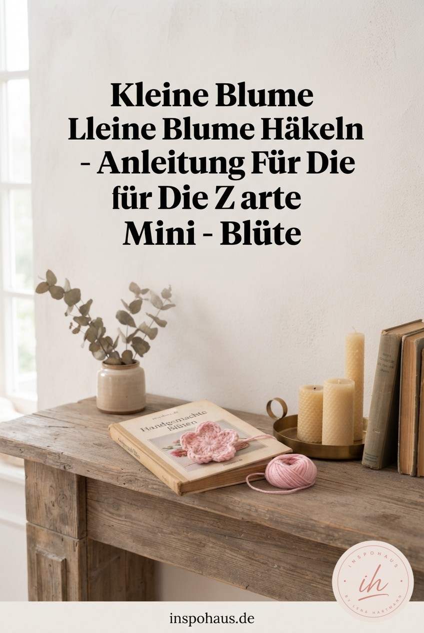 Kleine Blume Häkeln - Anleitung Für Die Zarte Mini - Blüte