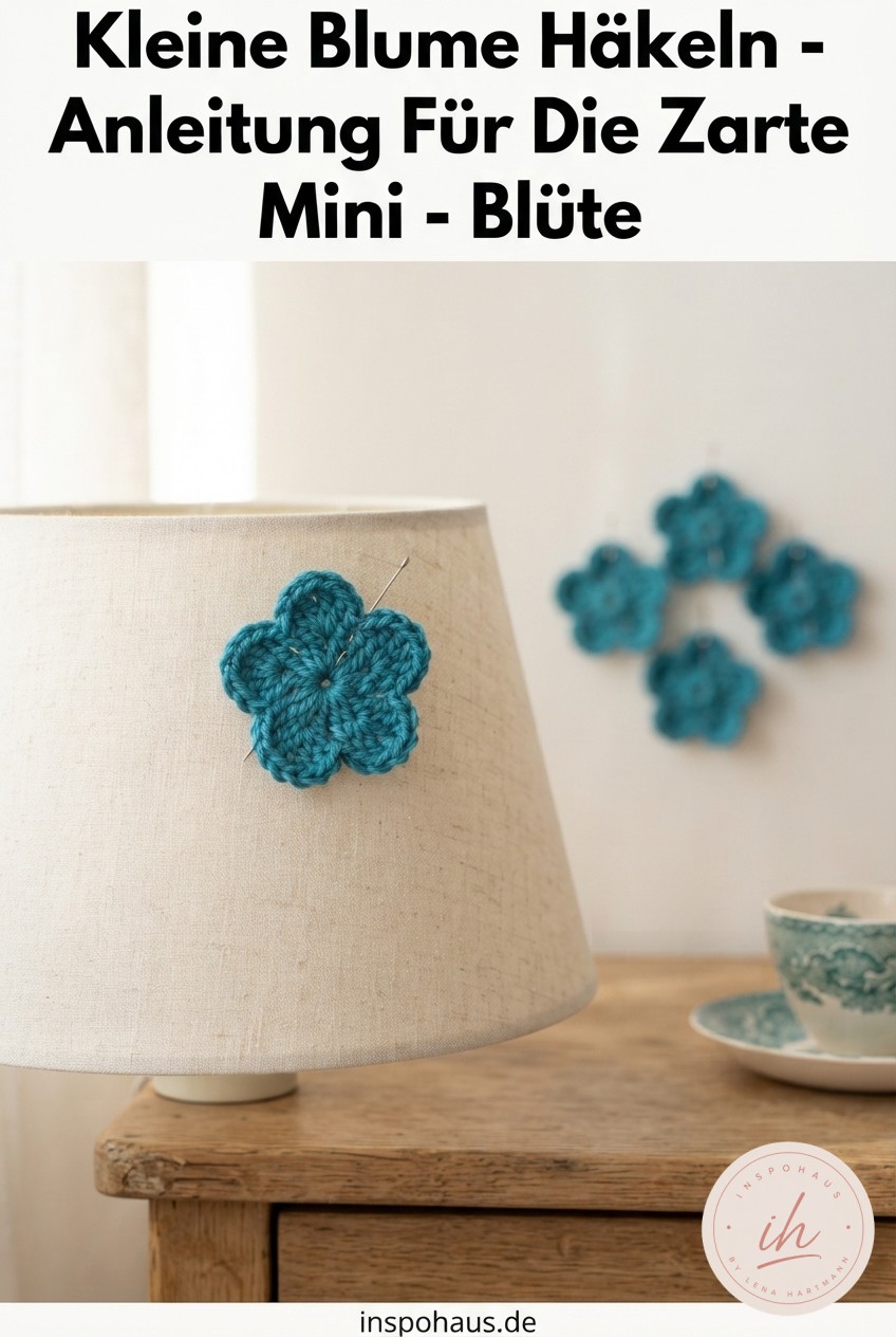 Kleine Blume Häkeln - Anleitung Für Die Zarte Mini - Blüte