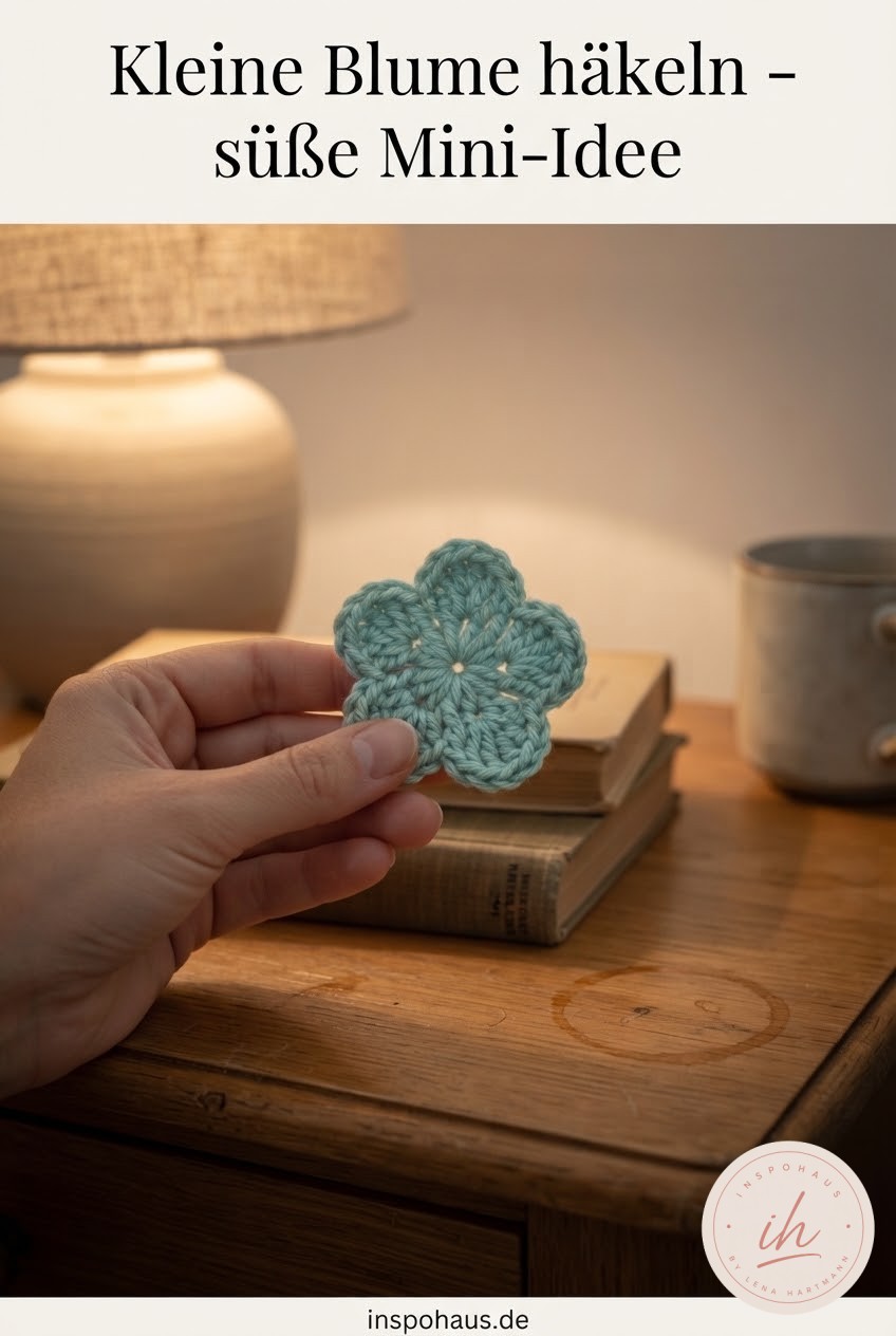 Kleine Blume häkeln – süße Mini-Idee
