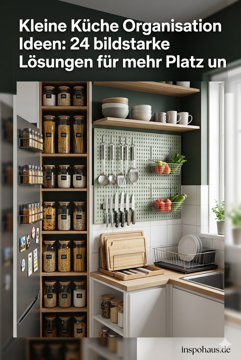 Kleine Küche Organisation Ideen: 24 bildstarke Lösungen für mehr Platz und Ruhe