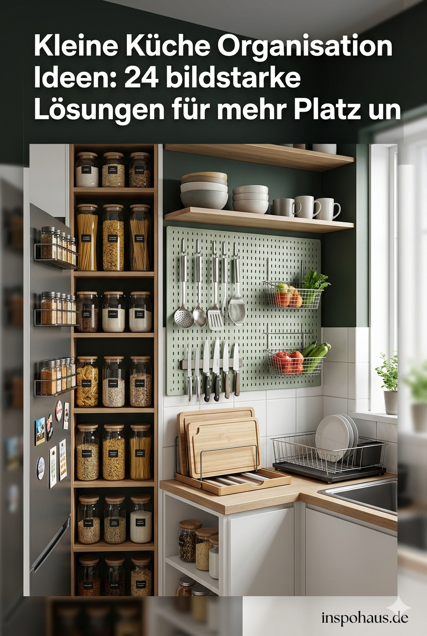 Kleine Küche Organisation Ideen: 24 bildstarke Lösungen für mehr Platz und Ruhe