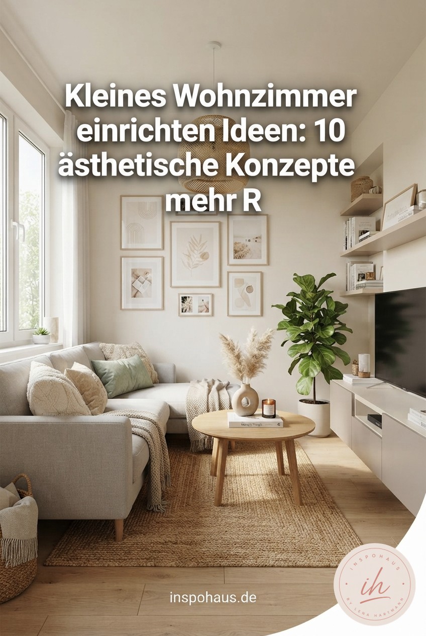 Kleines Wohnzimmer einrichten Ideen: 10 ästhetische Konzepte für mehr Raumgefühl