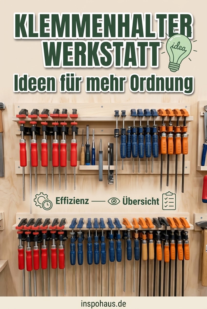 Klemmenhalter Werkstatt Ideen für mehr Ordnung